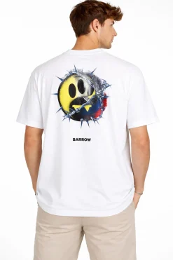 Barrow T-Shirt Uomo BRW Logo Spinato