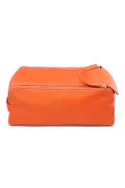 Beauty case uomo in pelle Orciani