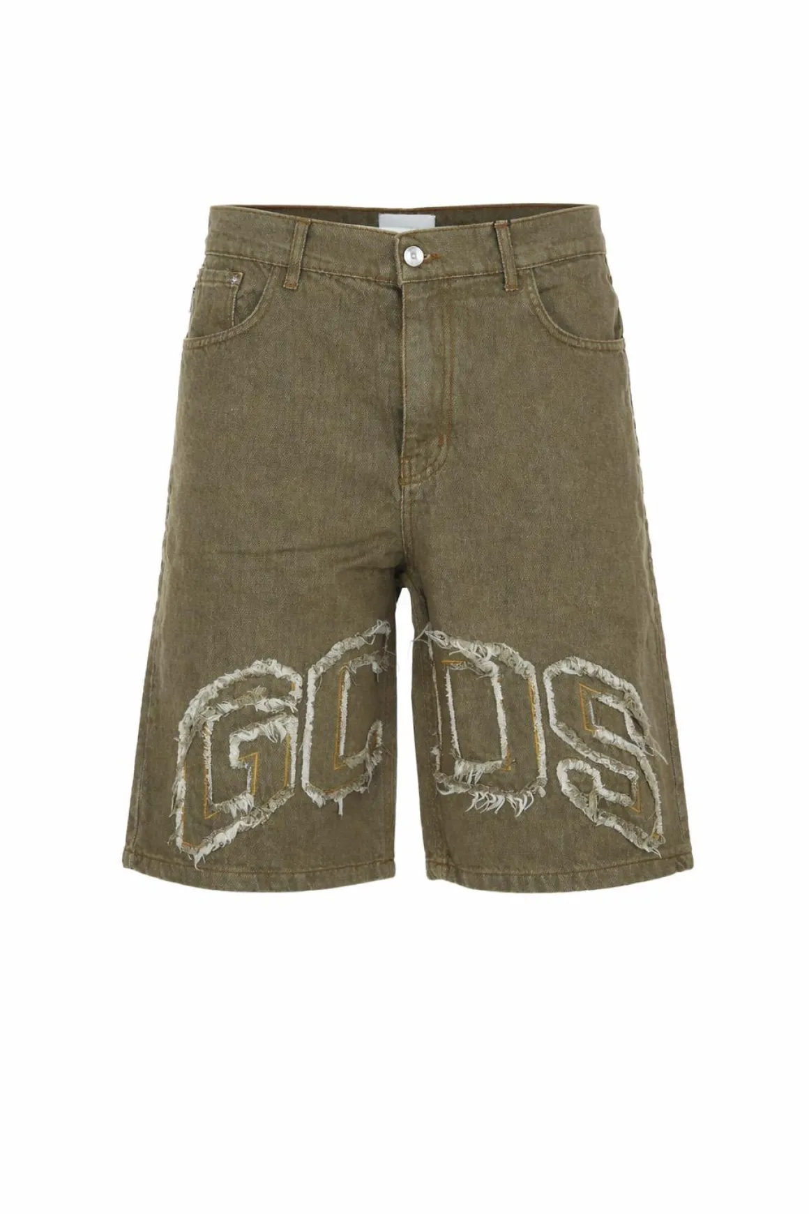 Bermuda Uomo Denim con Logo lounge frange