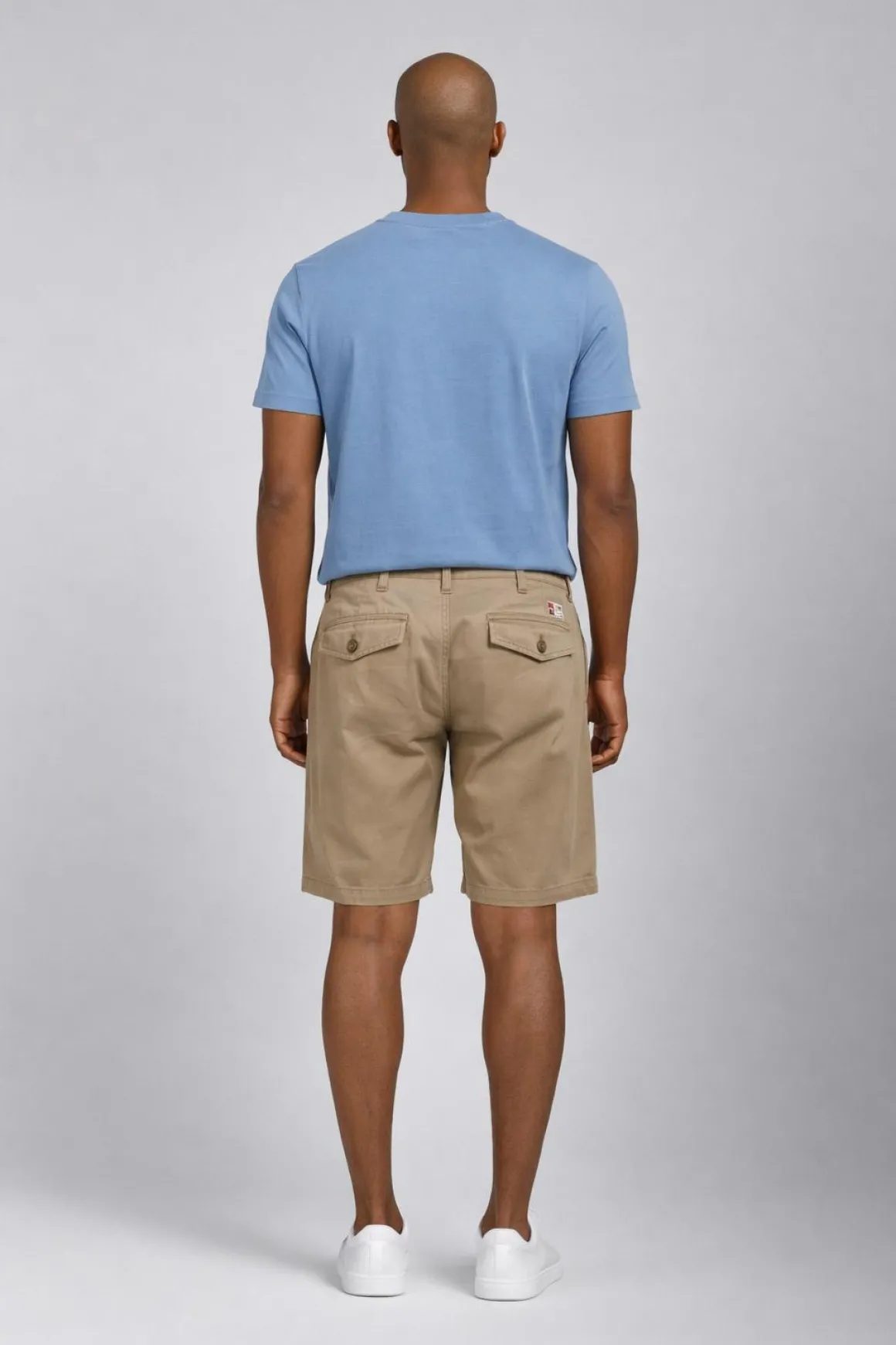 Bermuda Uomo in Cotone Stretch con Logo