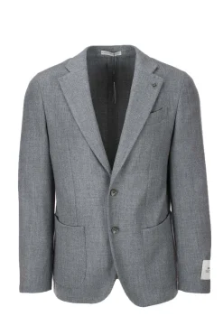 Blazer uomo monopetto sfoderato