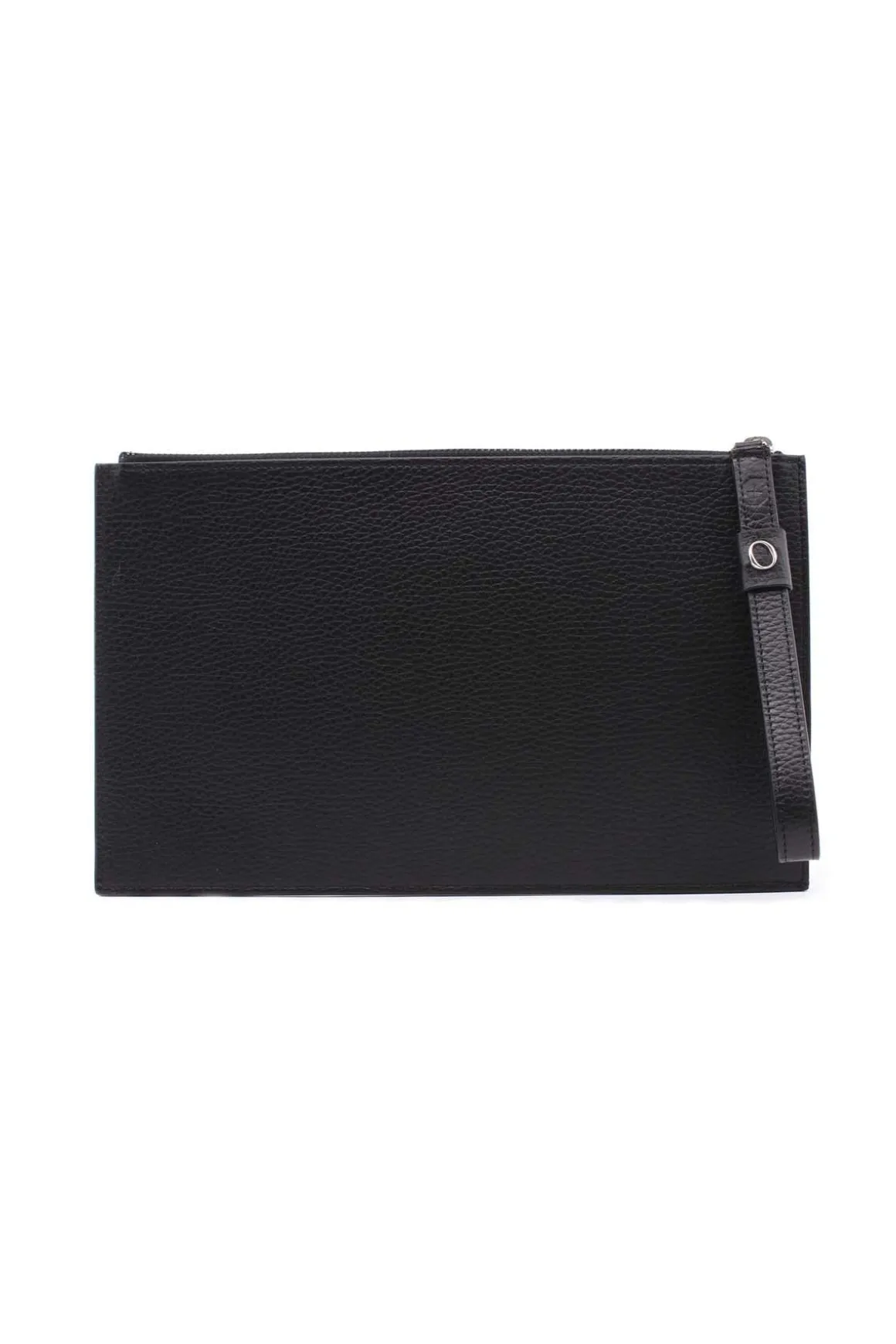 Busta grande con polsiera in pelle micron