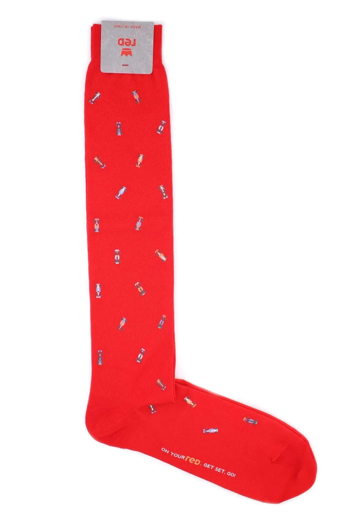 Calze lunghe fantasia formula 1