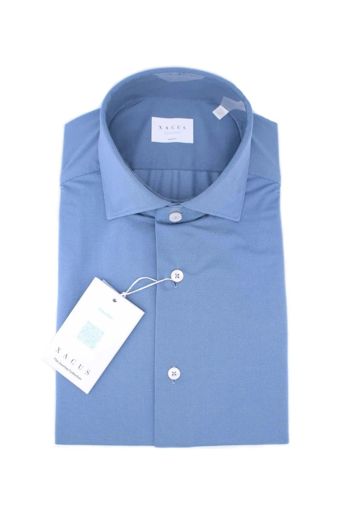 Camicia Active in tactel microfantasia stretch