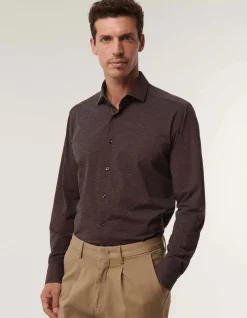 Camicia collo francesce tessuto tecnico Active