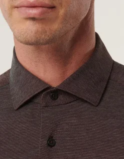 Camicia collo francesce tessuto tecnico Active