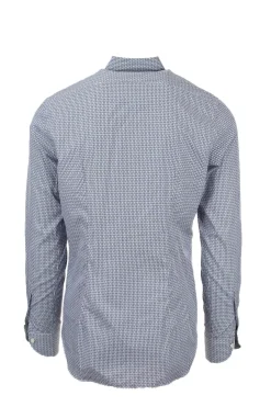 Camicia in cotone microfantasia