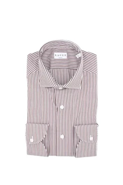 Camicia in cotone righe