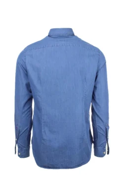 Camicia in jeans manica lunga