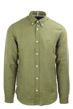 Camicia in lino Boss