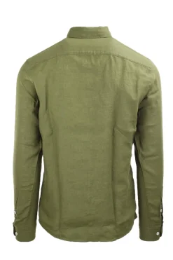 Camicia in lino Boss