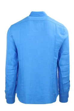 Camicia in lino manica lunga Pamplona Saint Barth MC2