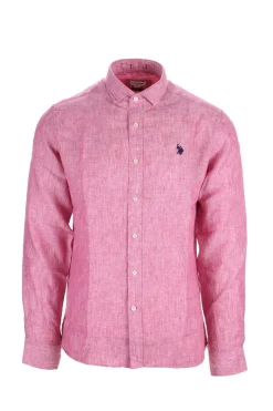 Camicia in lino Us Polo Assn