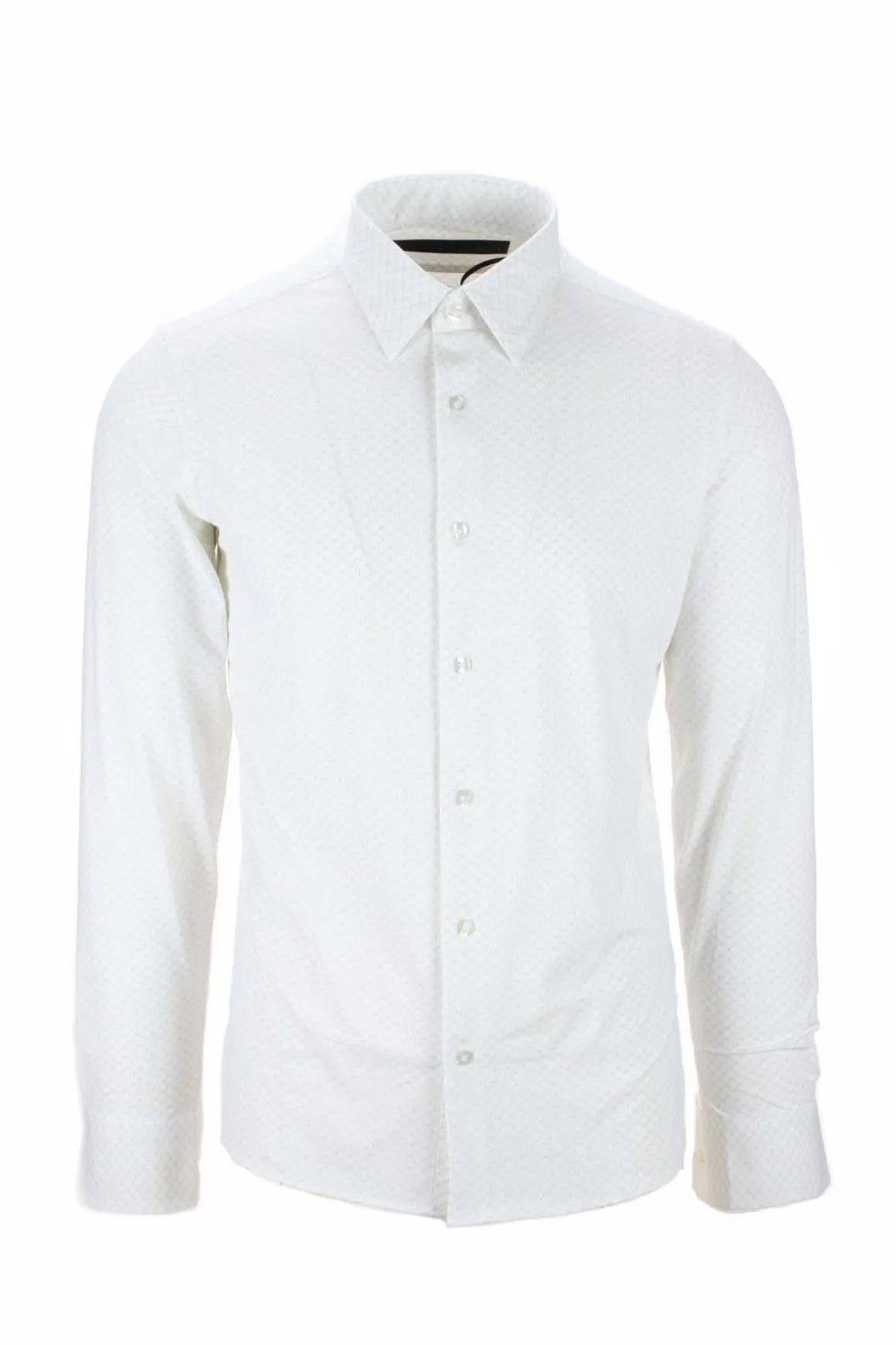 Camicia in tessuto tecnico micro fantasia