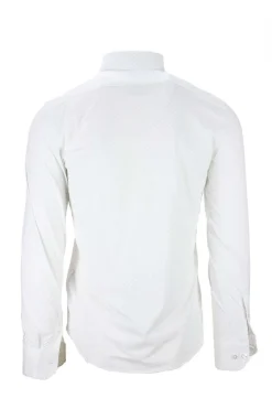 Camicia in tessuto tecnico micro fantasia