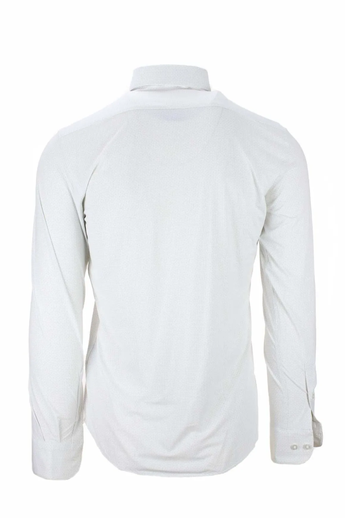 Camicia in tessuto tecnico micro fantasia