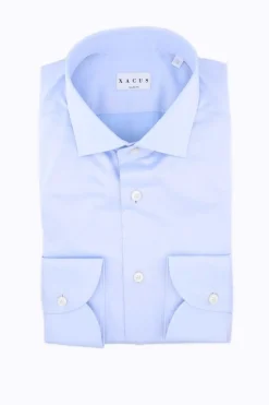 Camicia manica lunga in cotone tailor fit