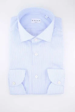 Camicia manica lunga in cotone tailor fit