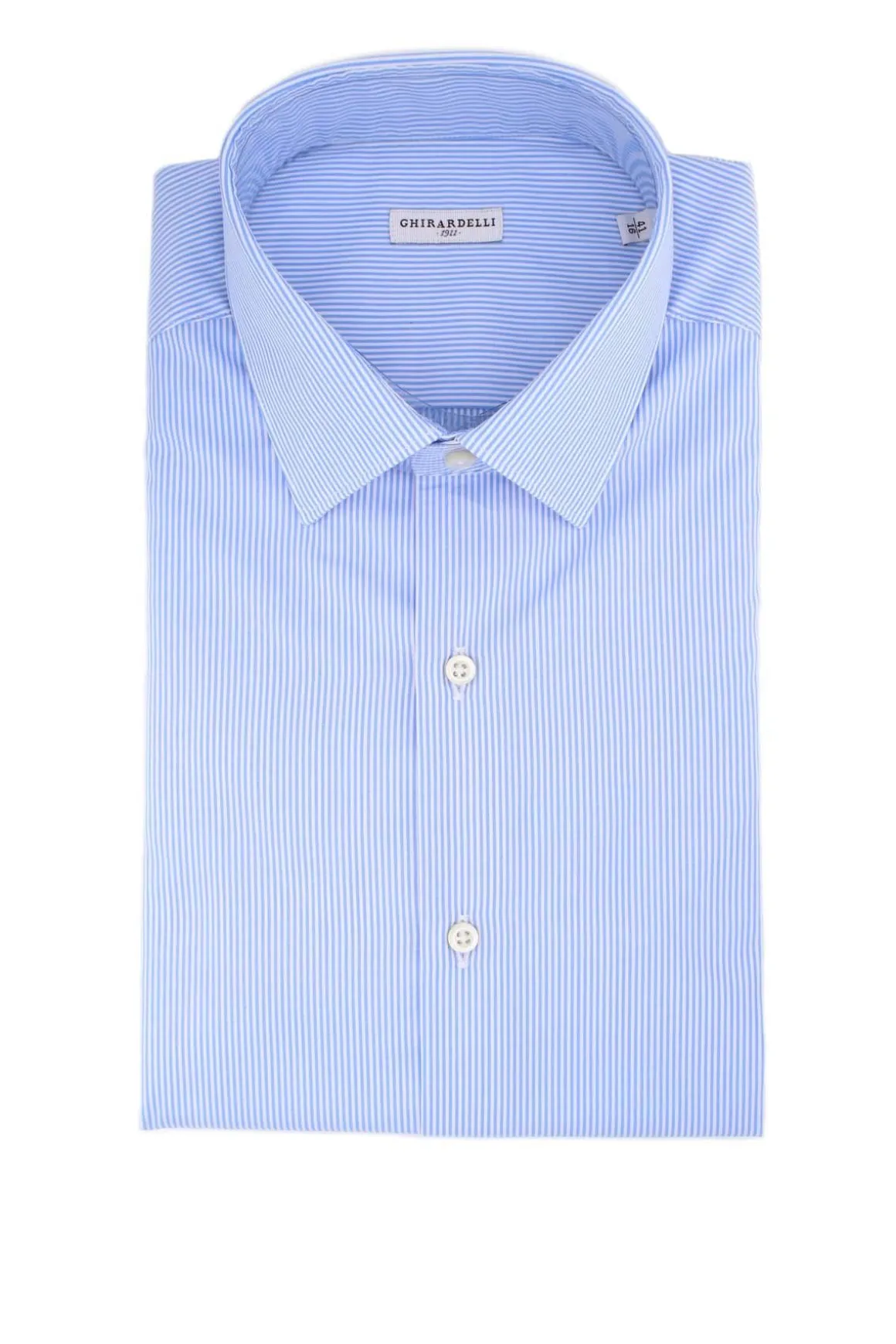 Camicia manica lunga riga in cotone