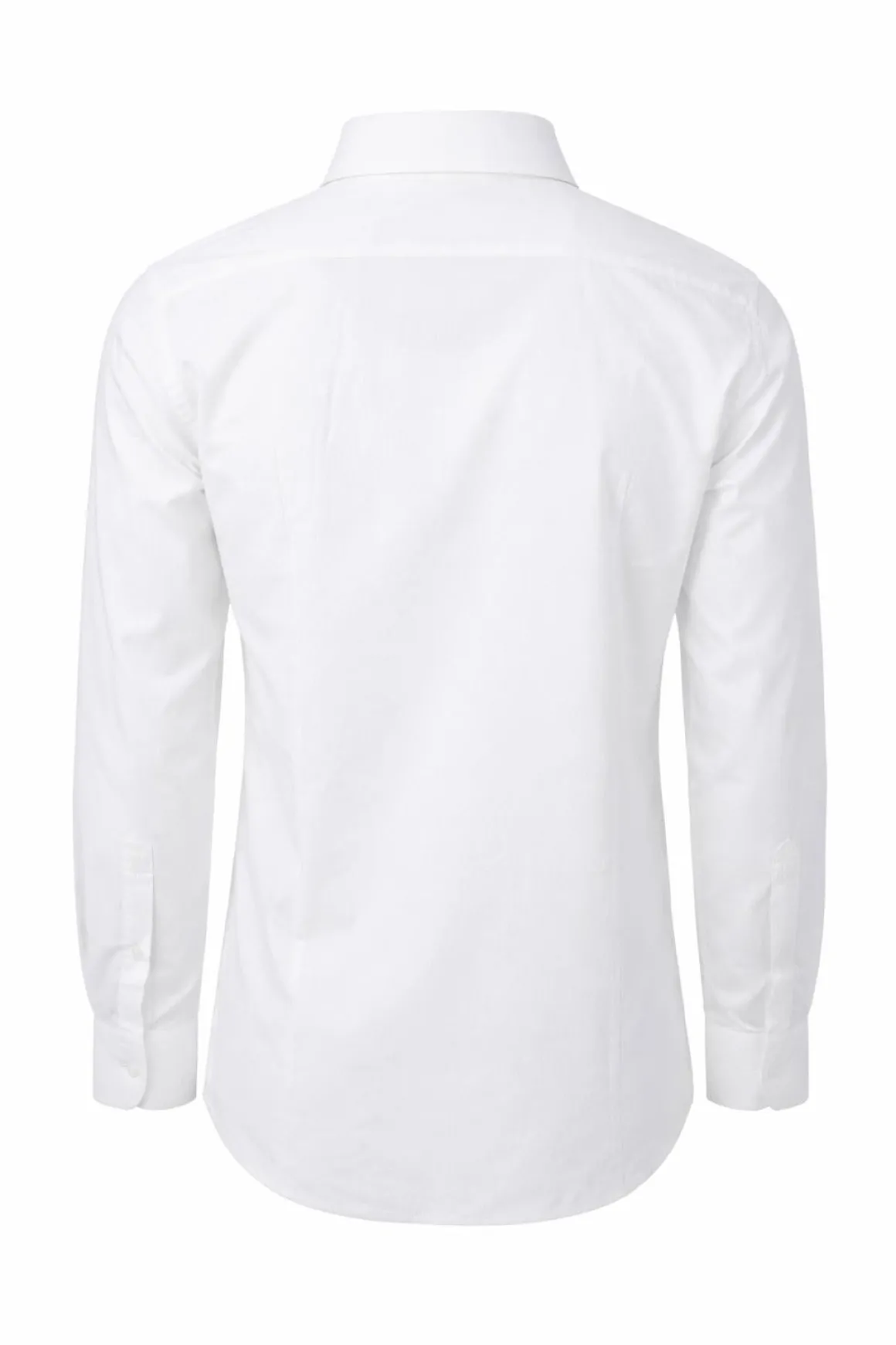 Camicia uomo cotone stretch con logo slim fit