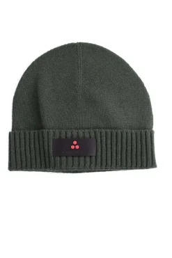 Cappellino in lana con risvolto