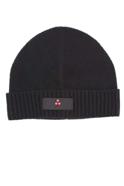 Cappellino in lana con risvolto