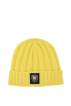 Cappellino in lana con risvolto