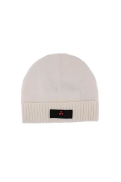 Cappellino in lana con risvolto