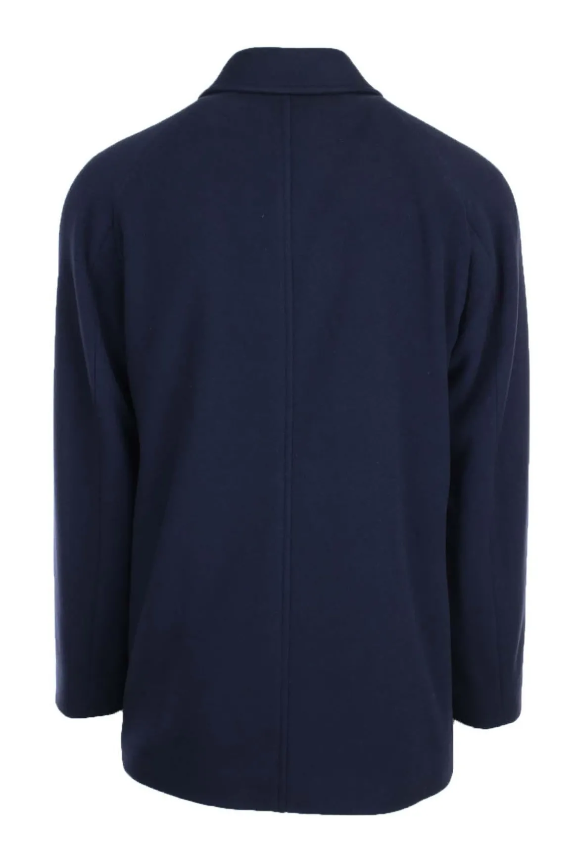 Cappotto in lana con zip