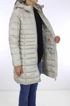 Cappotto lungo con cappuccio Camille