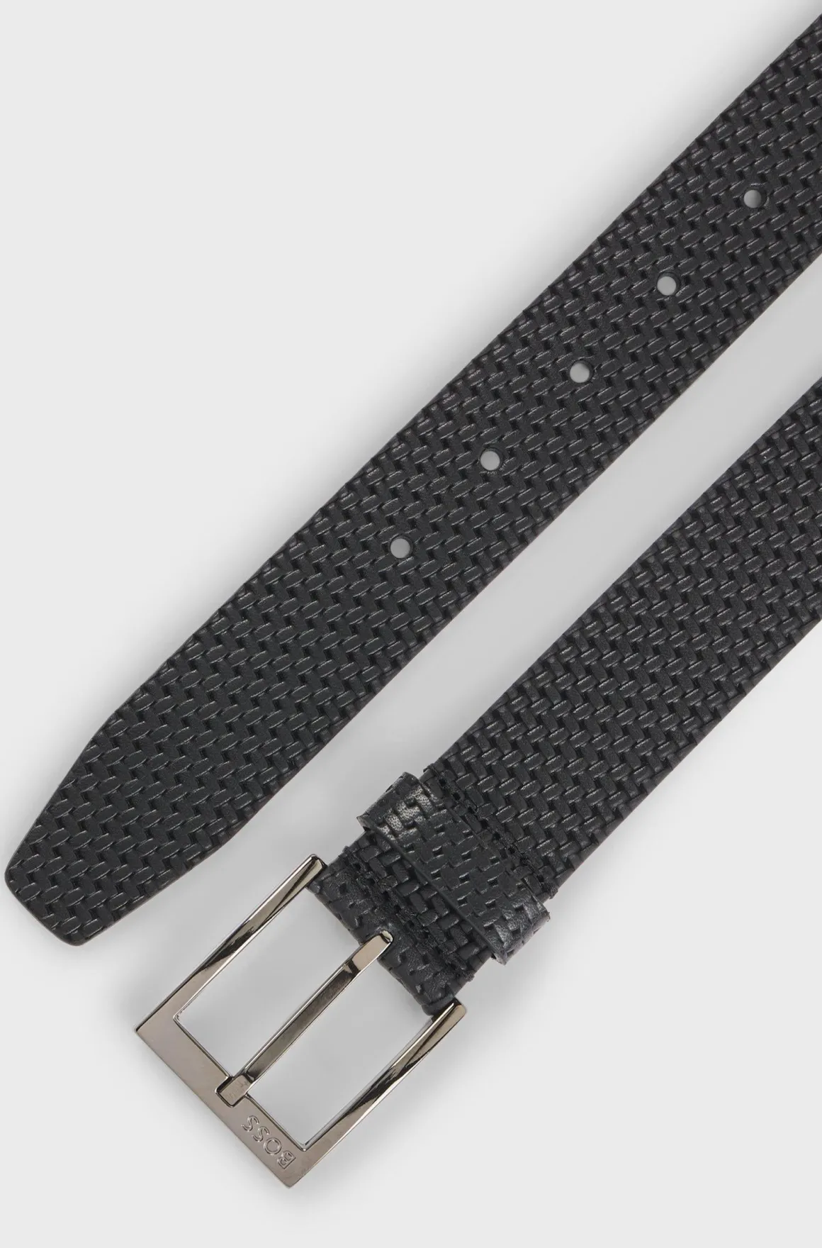 Cintura Boss effetto intrecciato