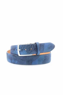 Cintura in pelle camouflage