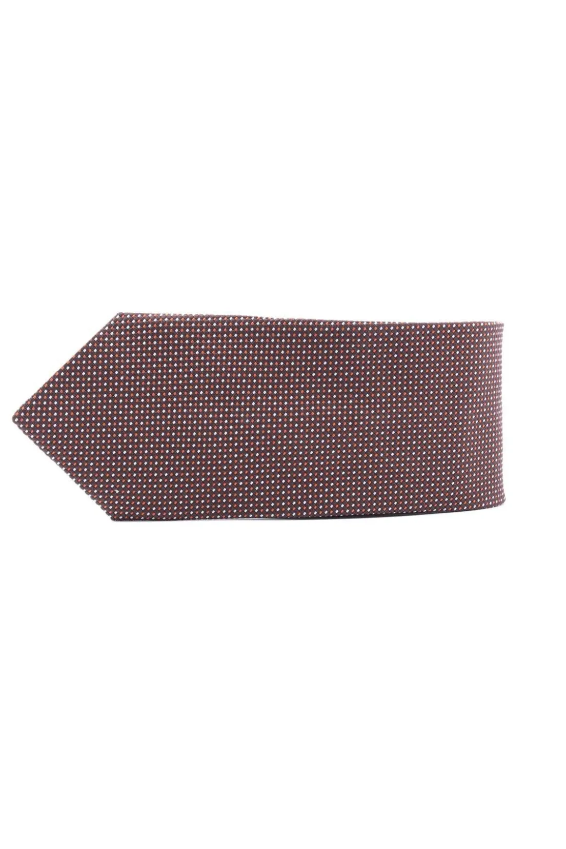 Cravatta in seta microfantasia