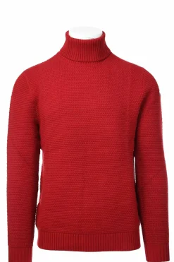 Dolcevita cotone disegno a rilievo