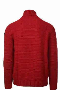 Dolcevita cotone disegno a rilievo