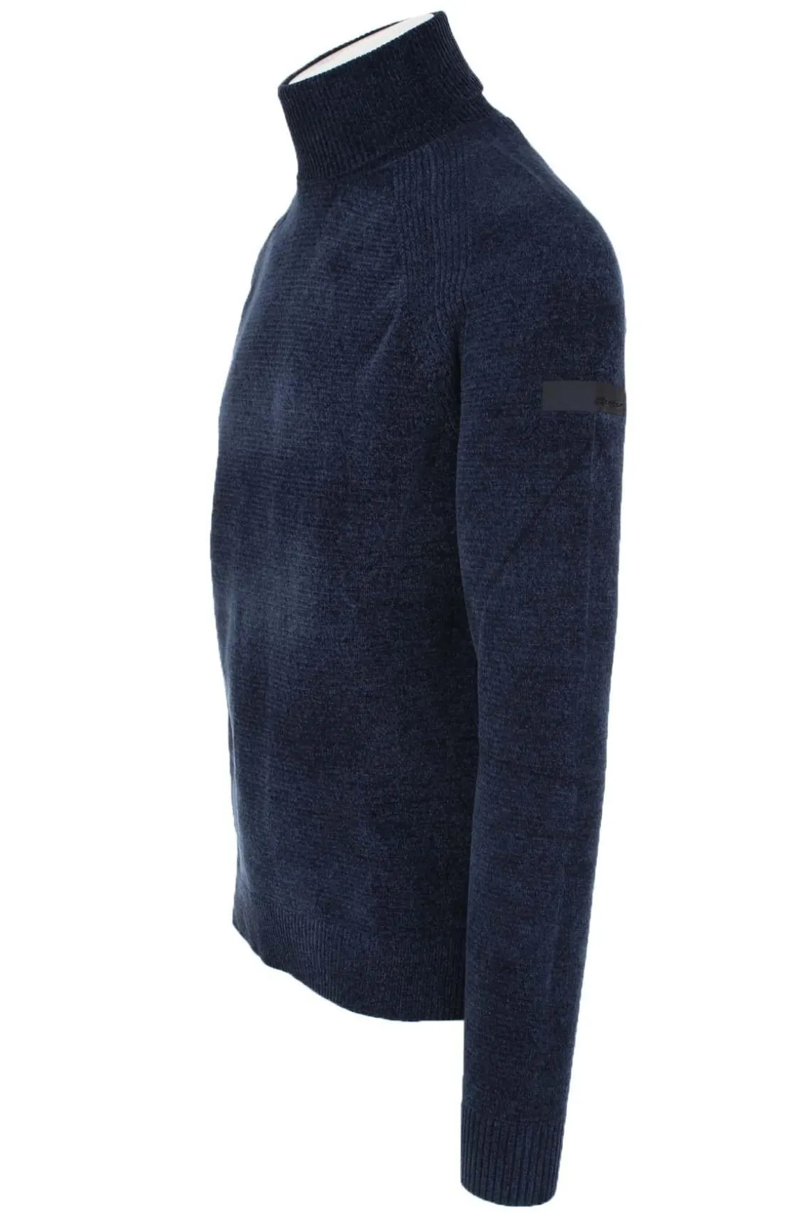 Dolcevita in ciniglia velvet turtleneck knit