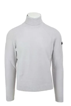 Dolcevita in ciniglia velvet turtleneck knit