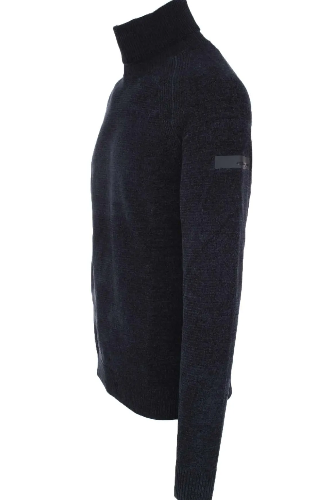 Dolcevita in ciniglia velvet turtleneck knit