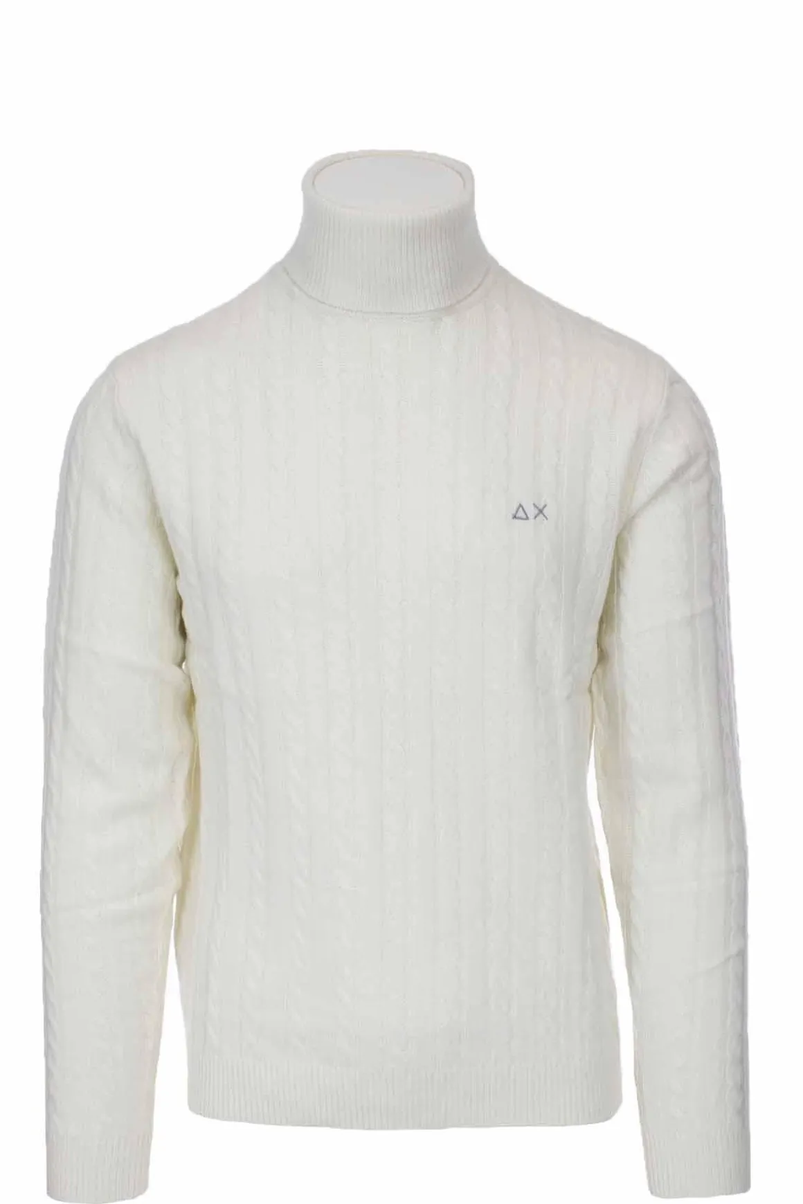 Dolcevita in lana a trecce