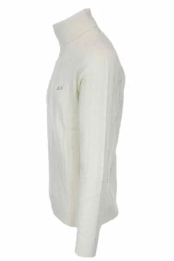 Dolcevita in lana a trecce