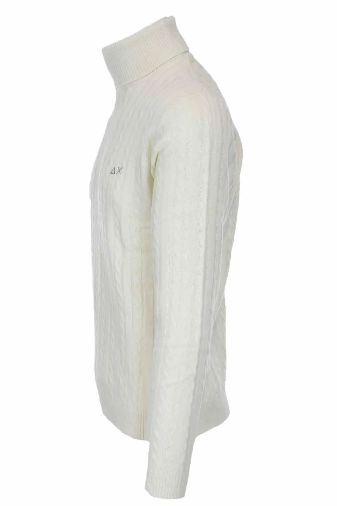 Dolcevita in lana a trecce