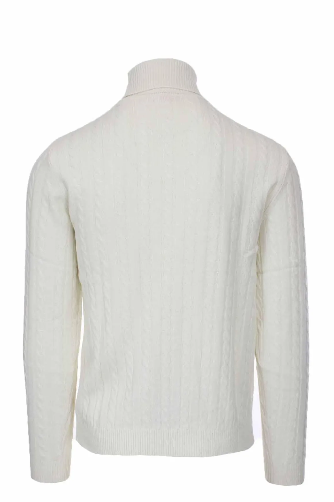 Dolcevita in lana a trecce