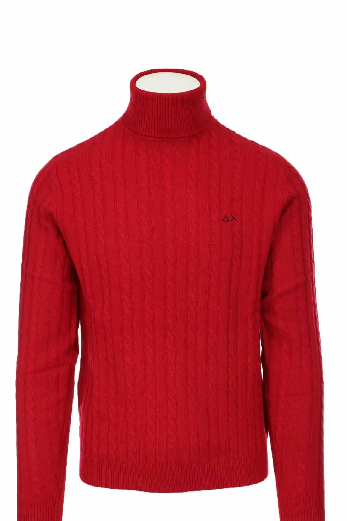 Dolcevita in lana a trecce