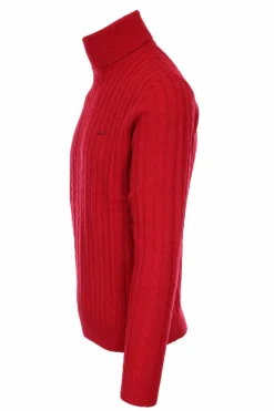 Dolcevita in lana a trecce