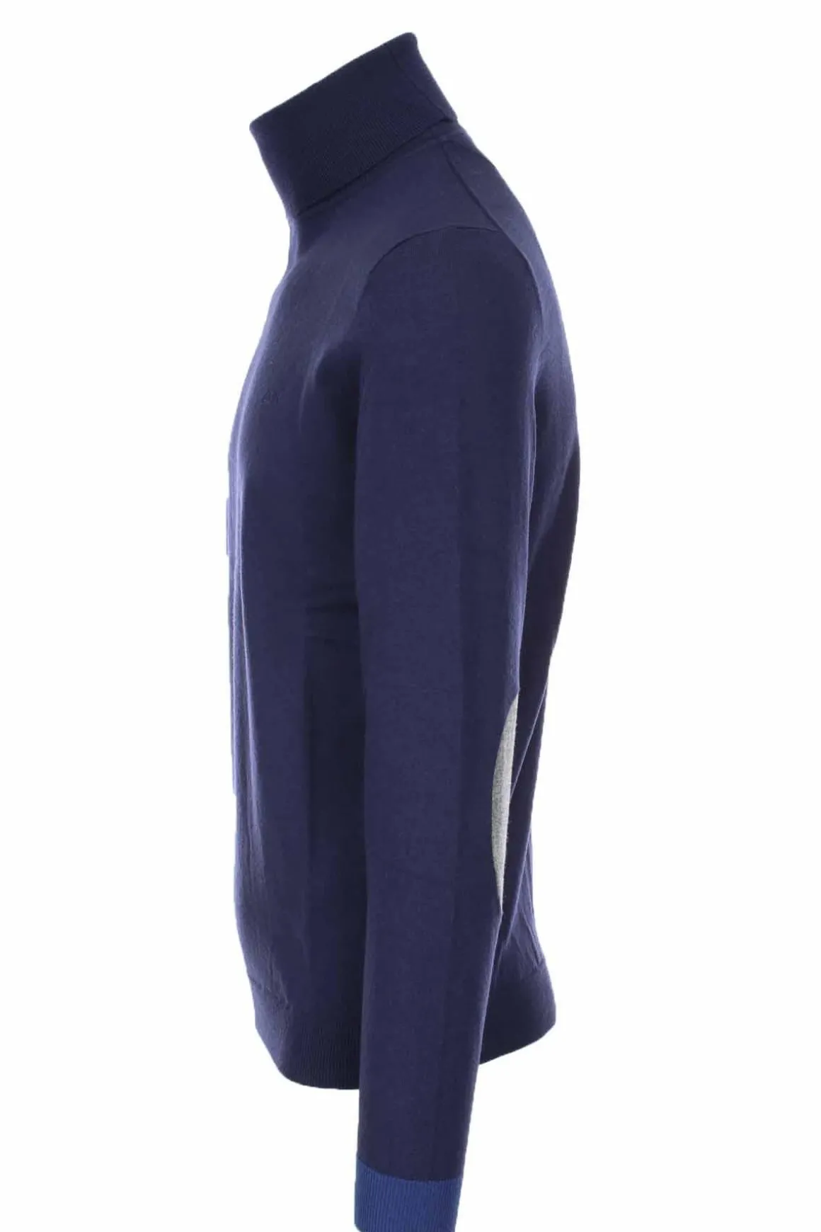 Dolcevita in lana con toppe