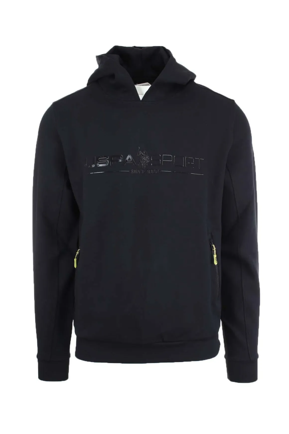 Felpa con cappuccio e logo USPA Sport