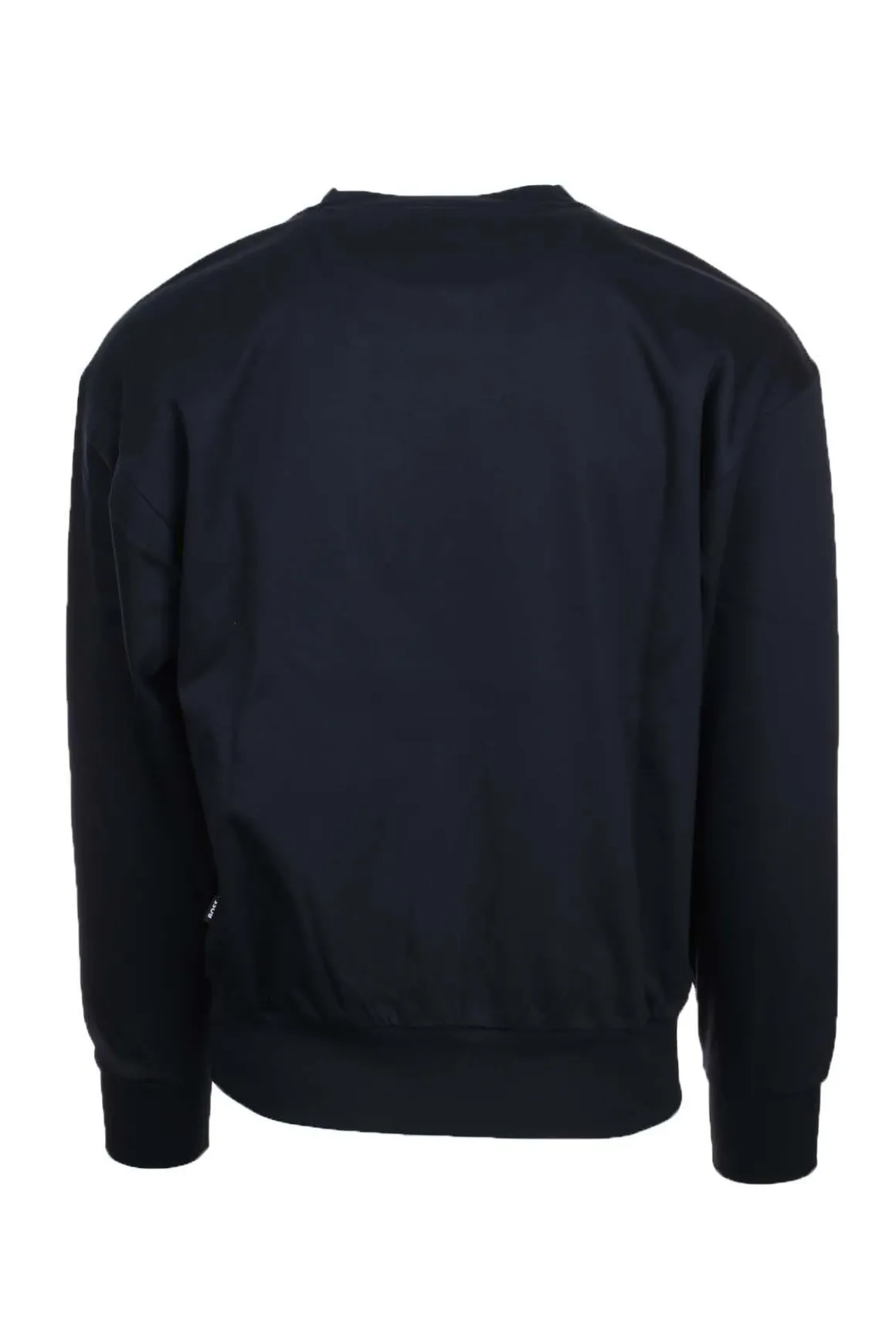 Felpa girocollo con logo glitterato