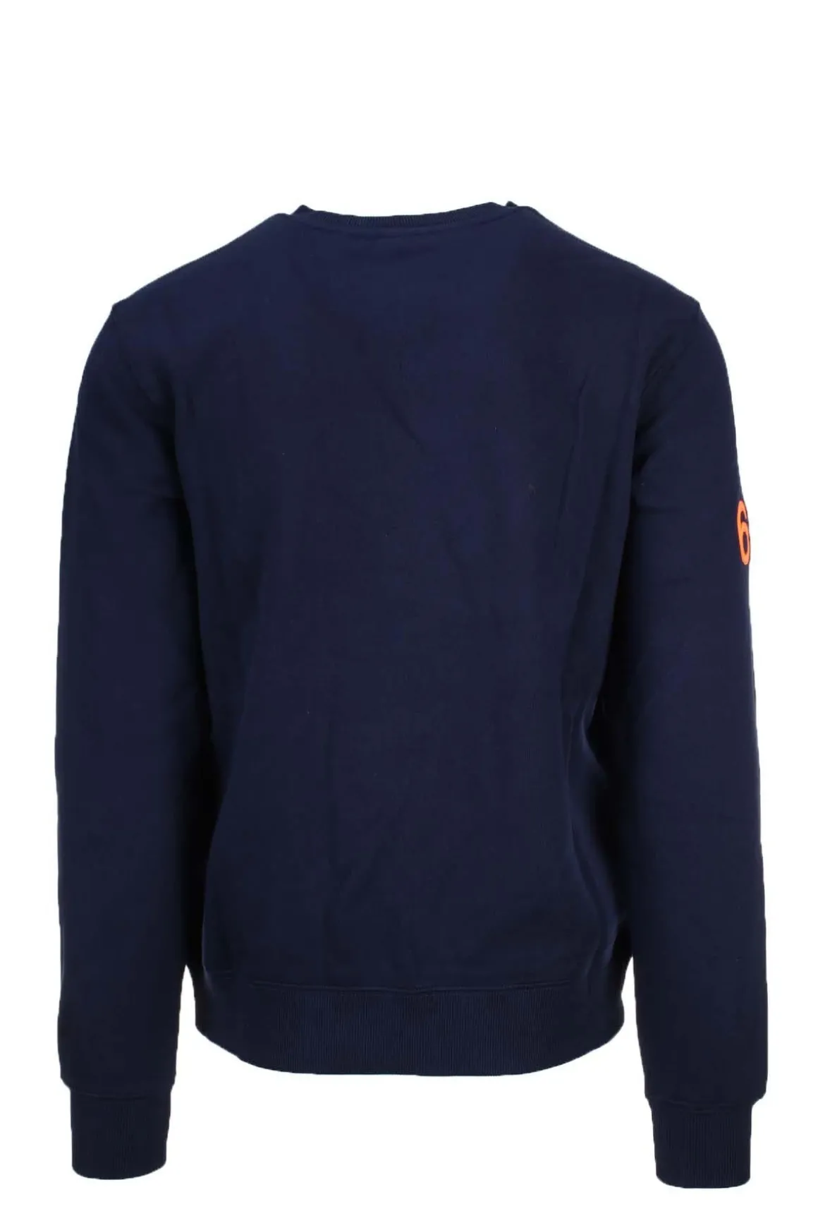 Felpa girocollo dettagli fluo SUN68