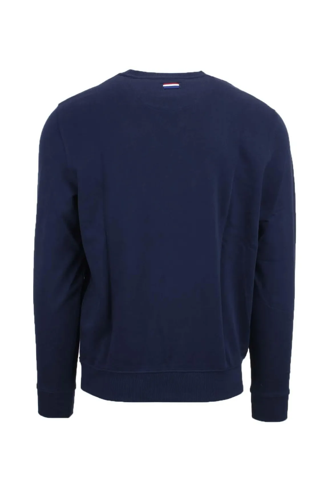 Felpa girocollo in cotone con logo