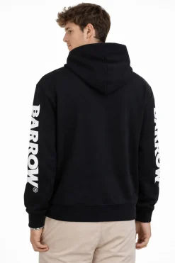 Felpa iconic con cappuccio e lettering lungo le maniche